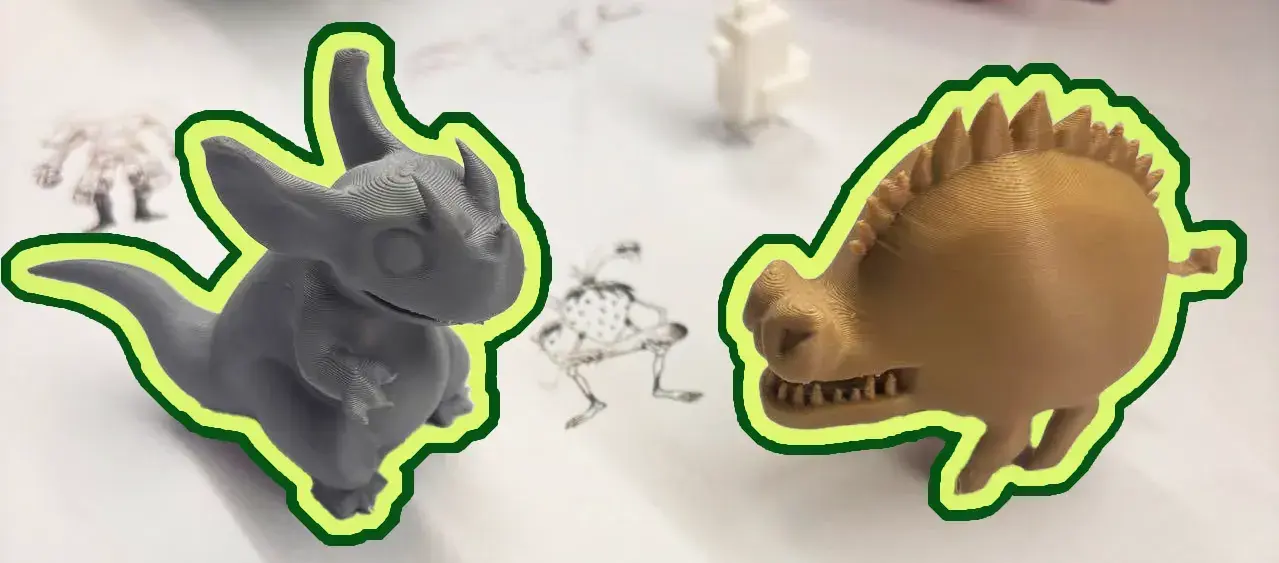 dvě-malé-a-roztomilé-3d-tištěné-hračky-pro-děti