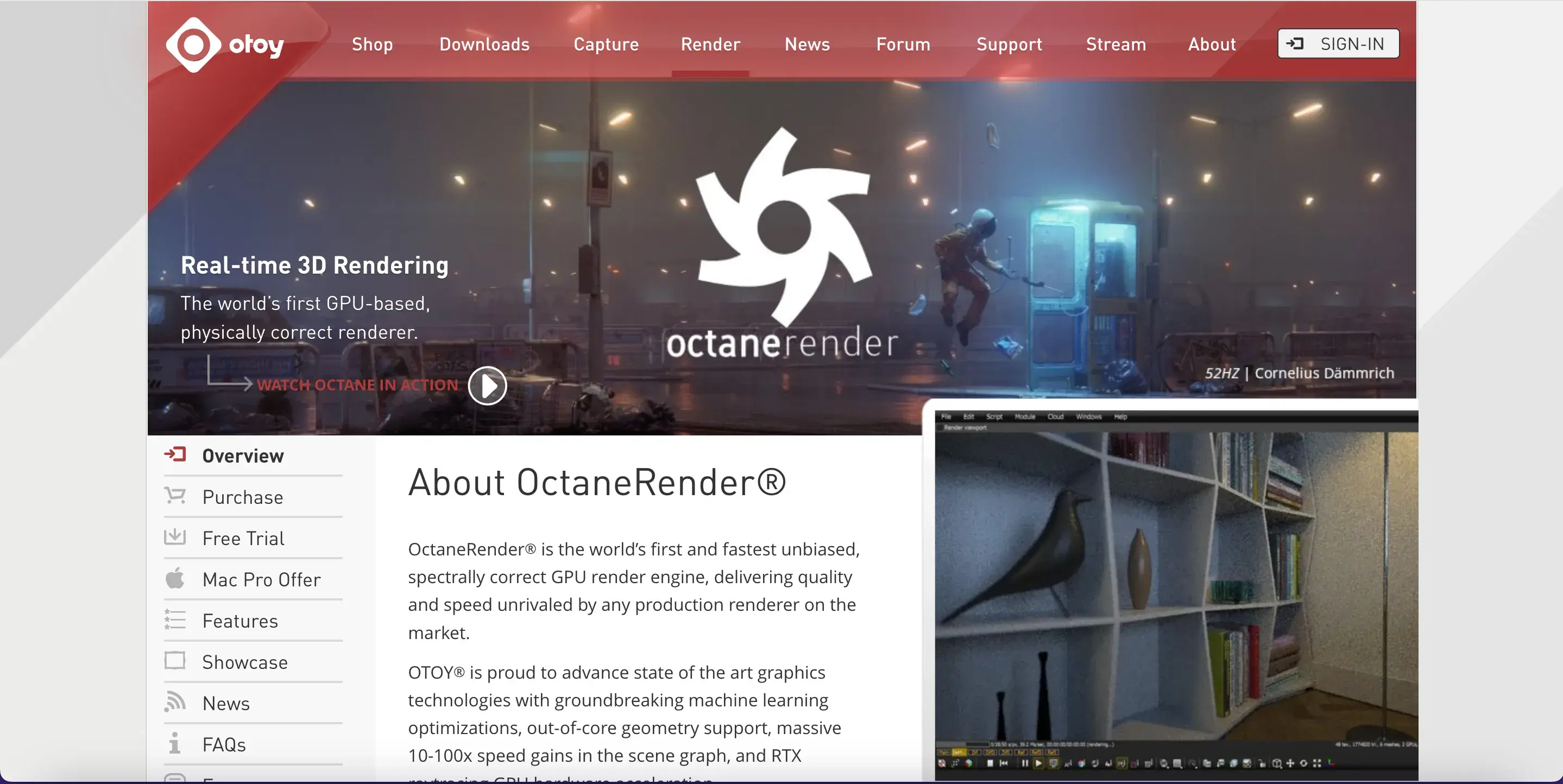 screenshot-of-octane-render-official-website