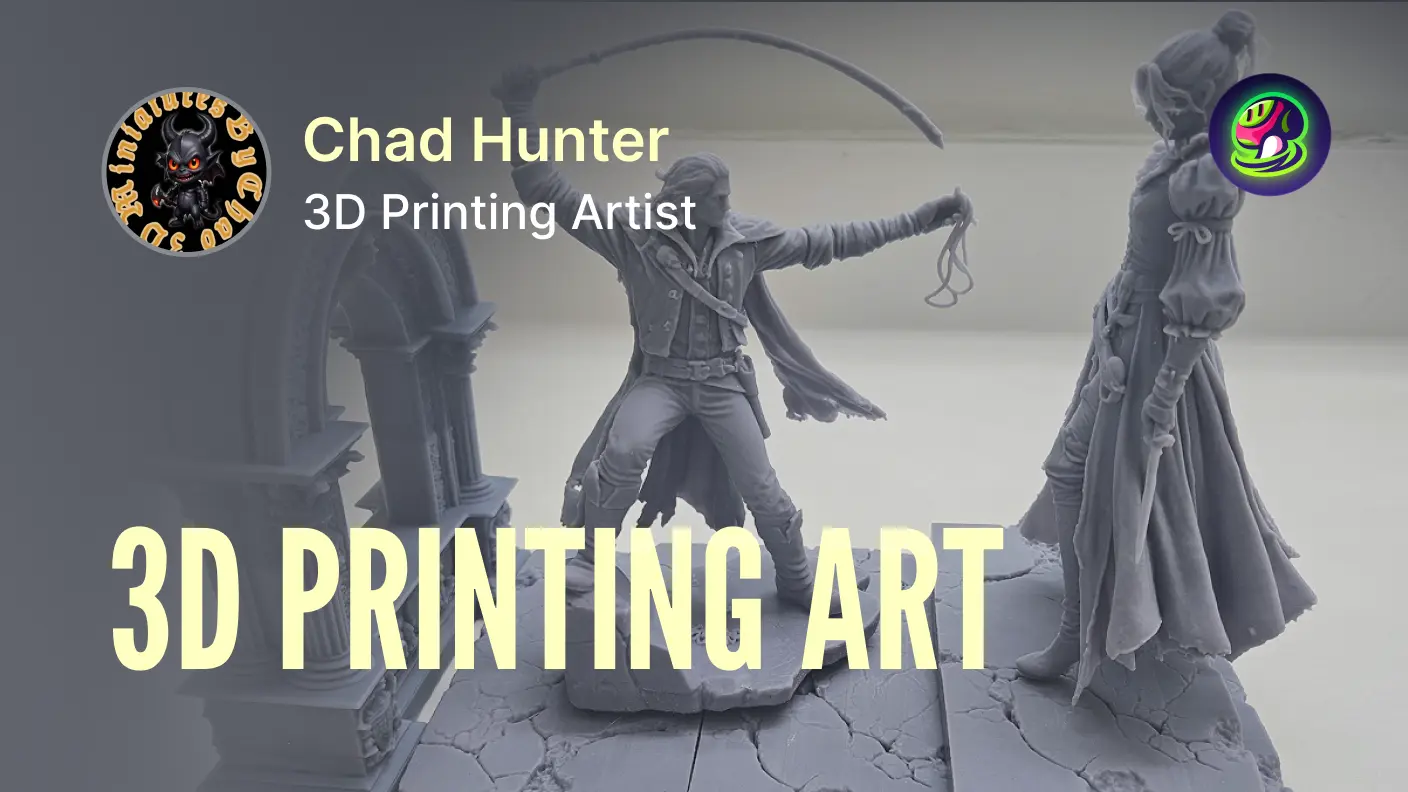 From Playdough to Pro-Level Dioramas: How Chad Hunter Uses Meshy to Print His Imagination