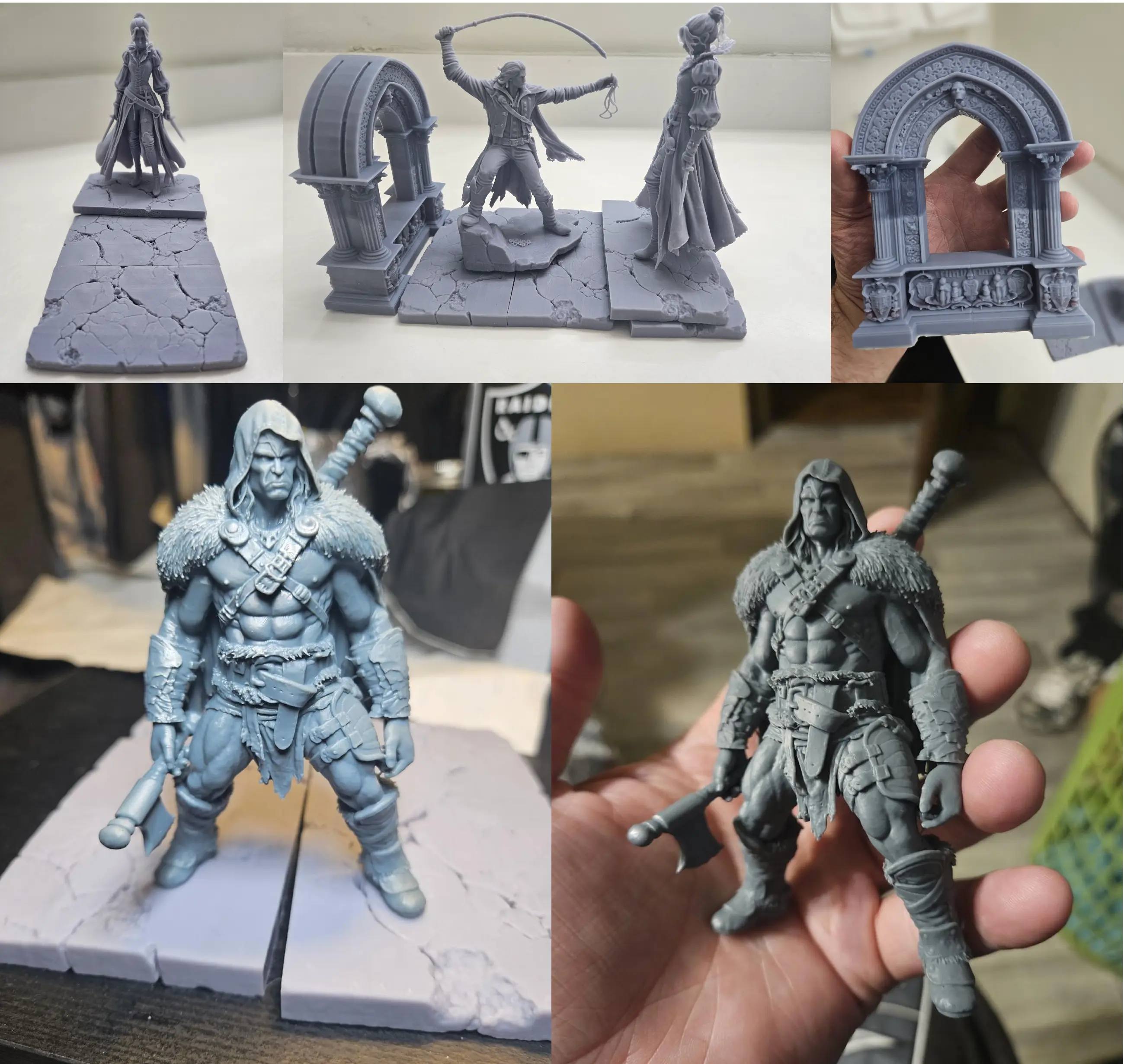 meshy-ai-3d-model-warriors