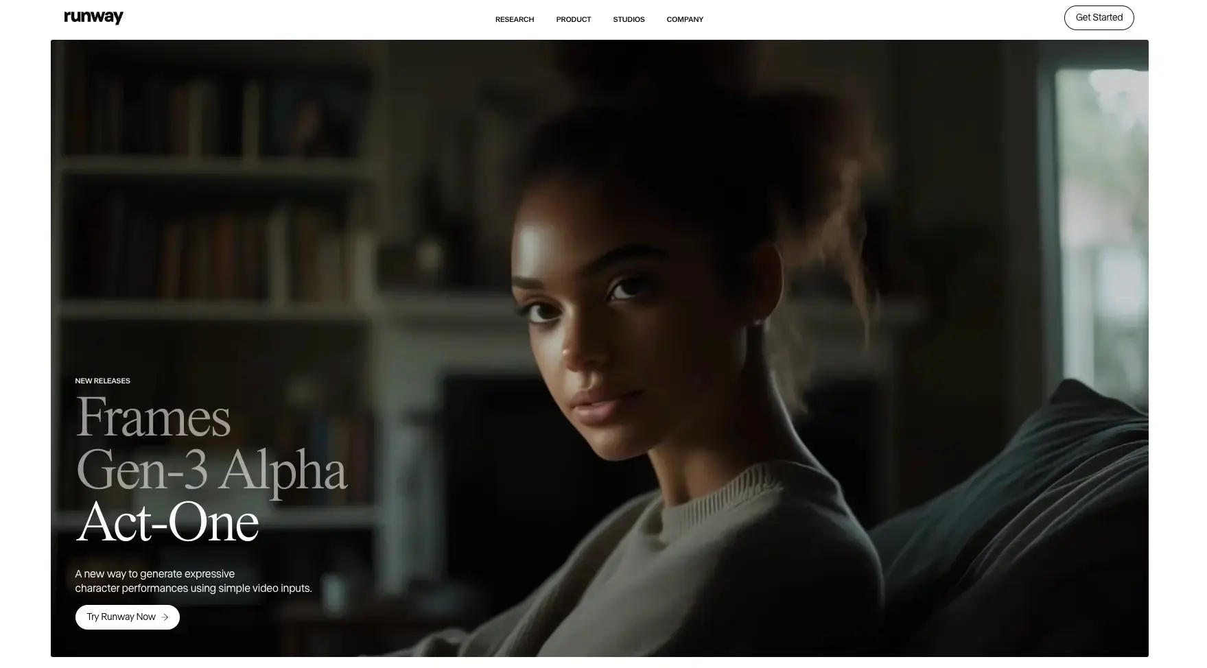 Runway ML AI in animation offering AI-assisted video editing, style transfer, and background removal