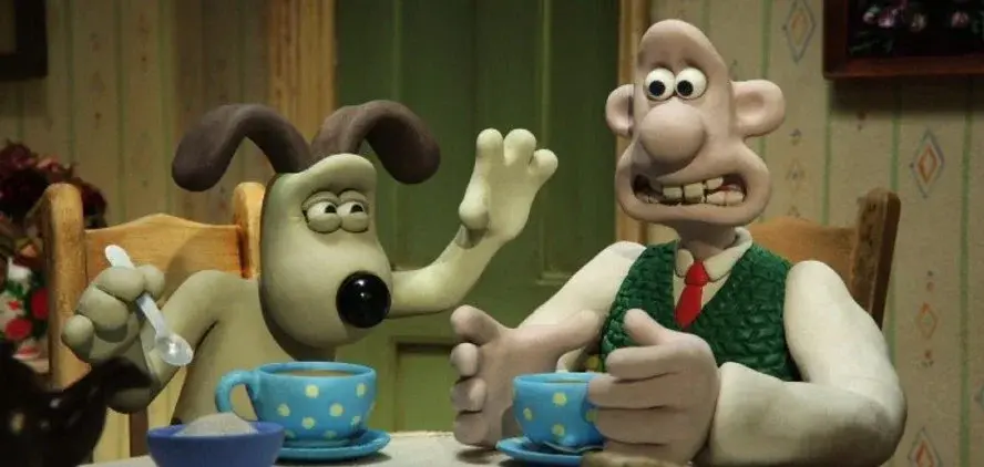 Stop-motion animation in animation production, featuring Wallace & Gromit.