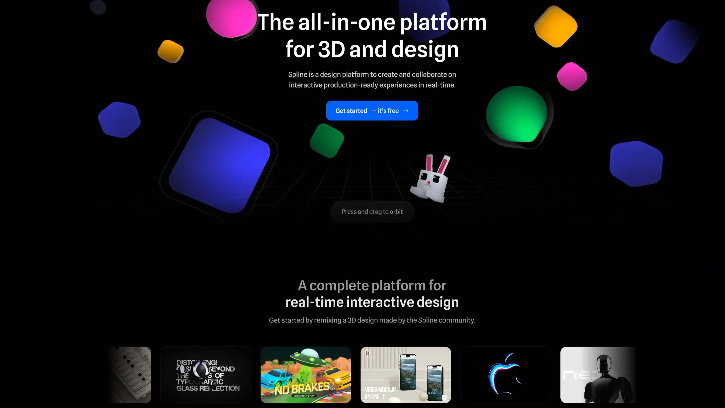 Spline AI website