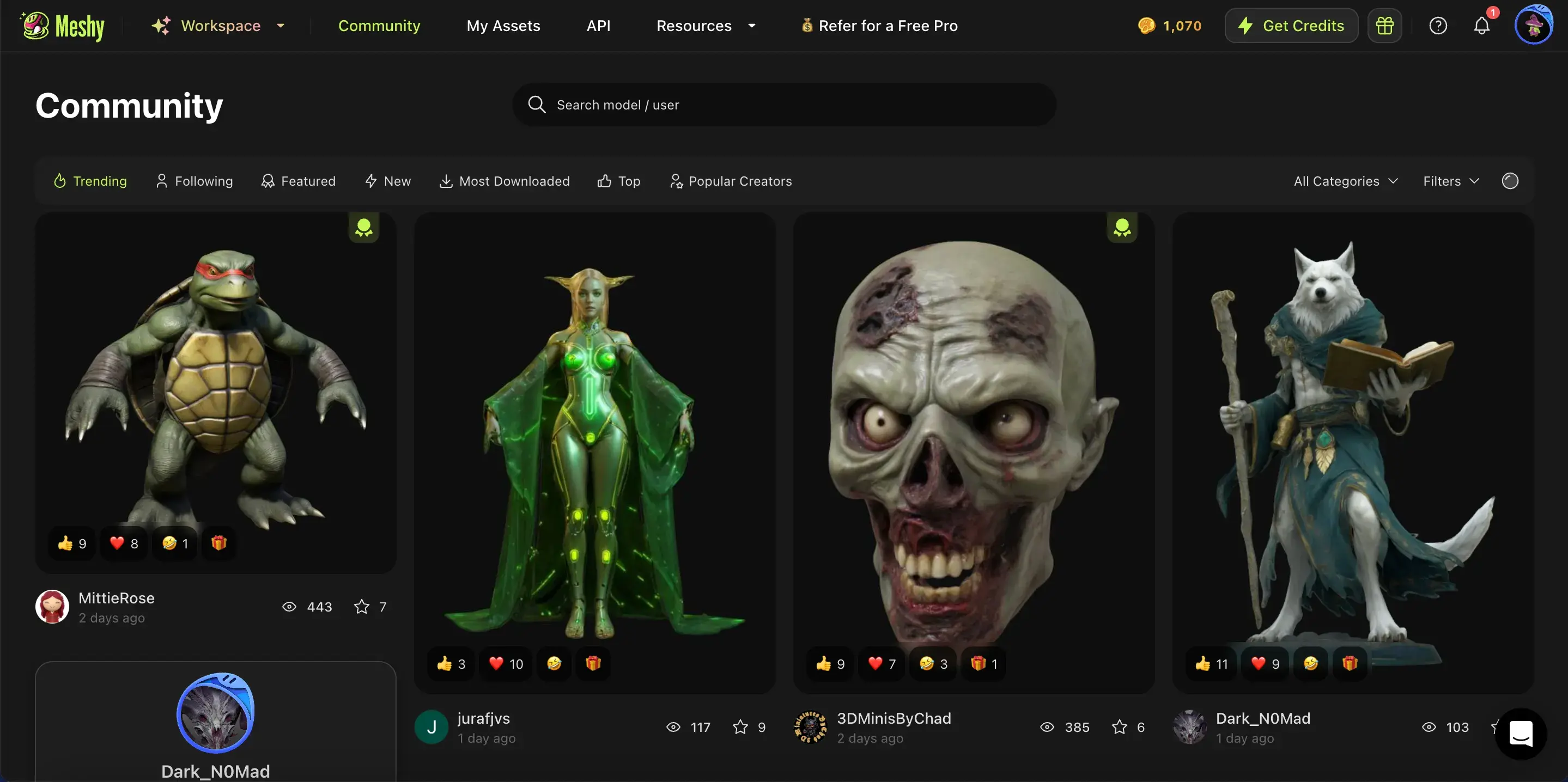 official-website-of-meshy