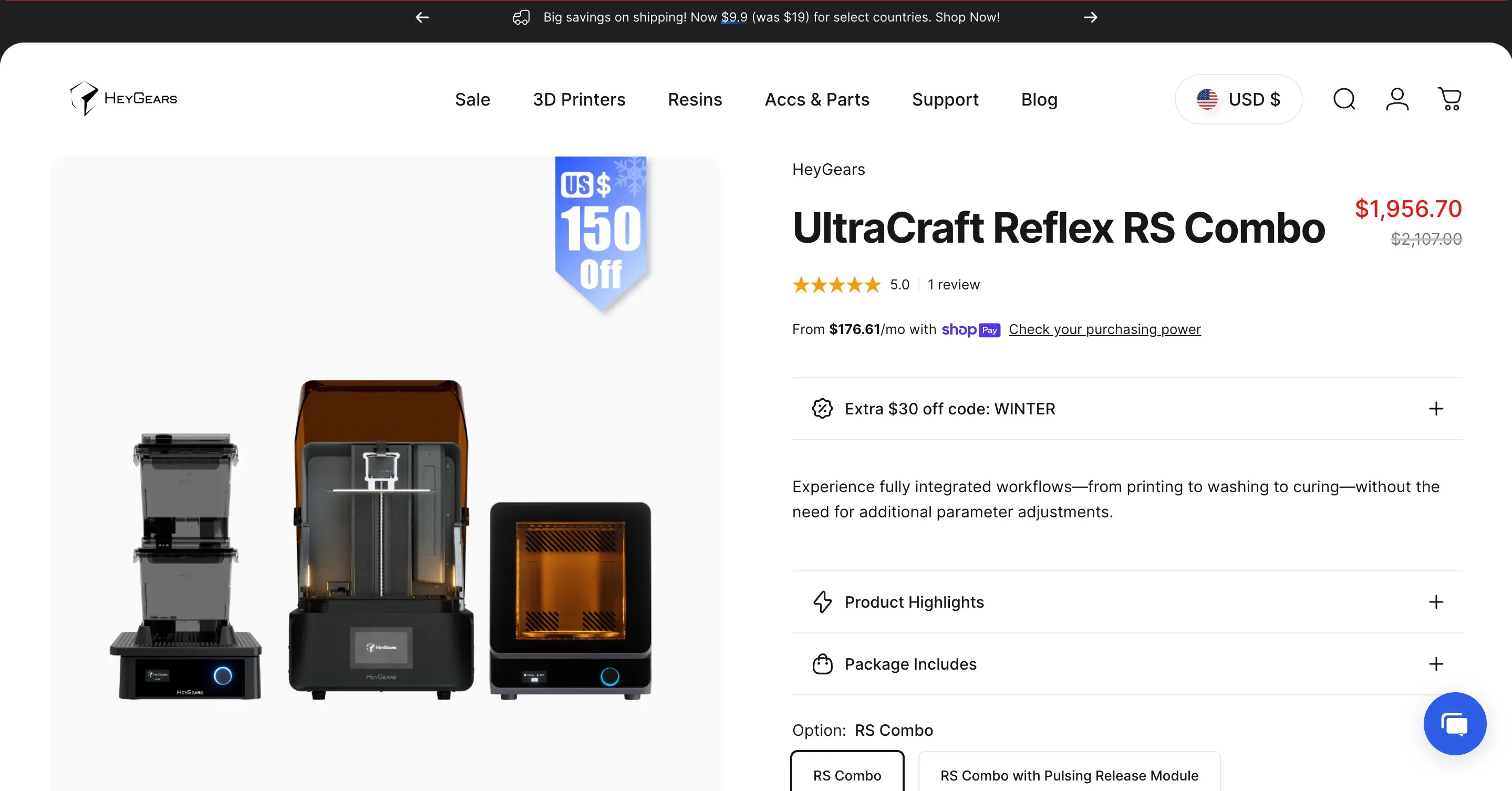 heygears-ultracraft-reflex-rs-combo