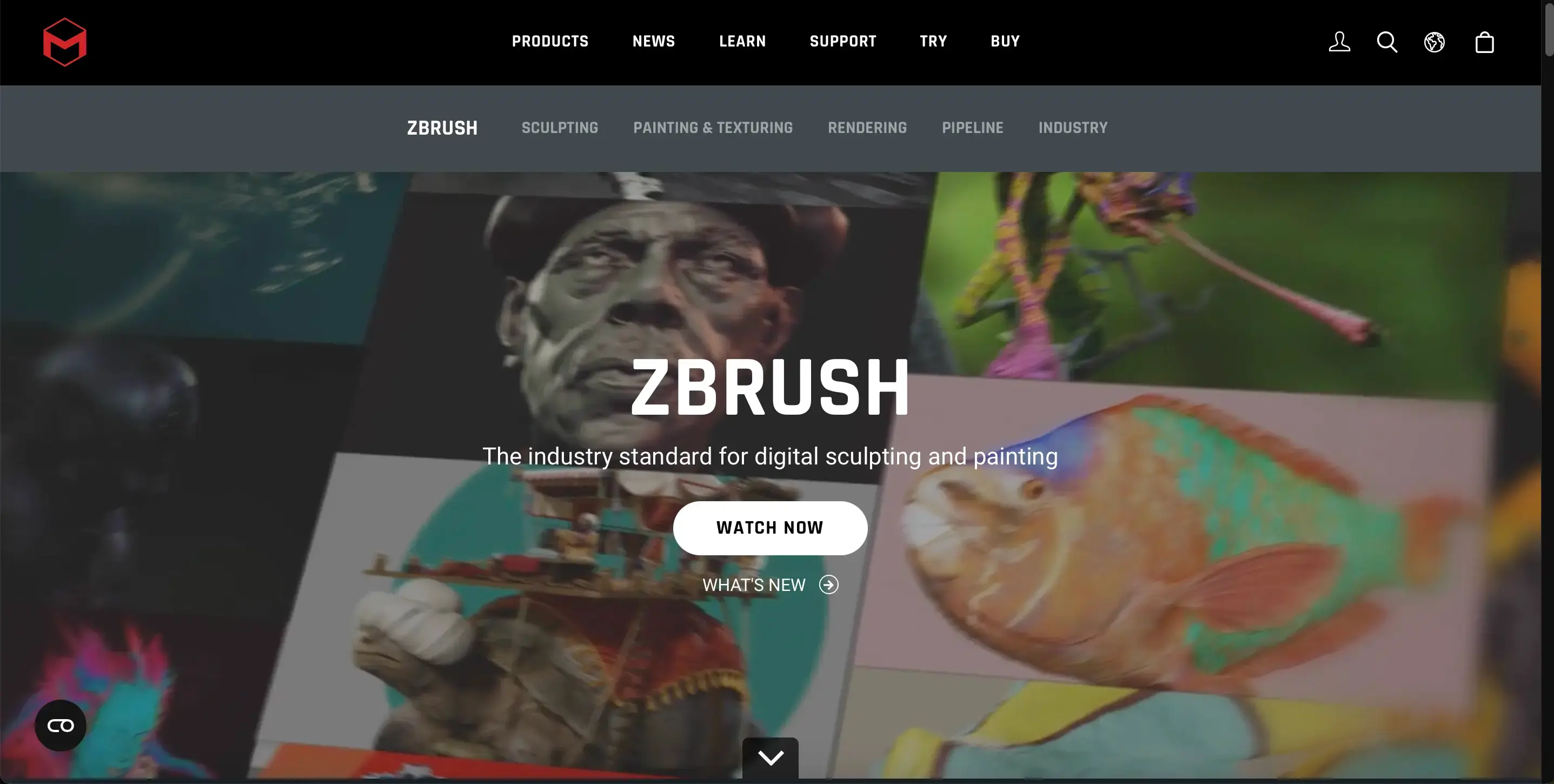 Сайт ZBrush