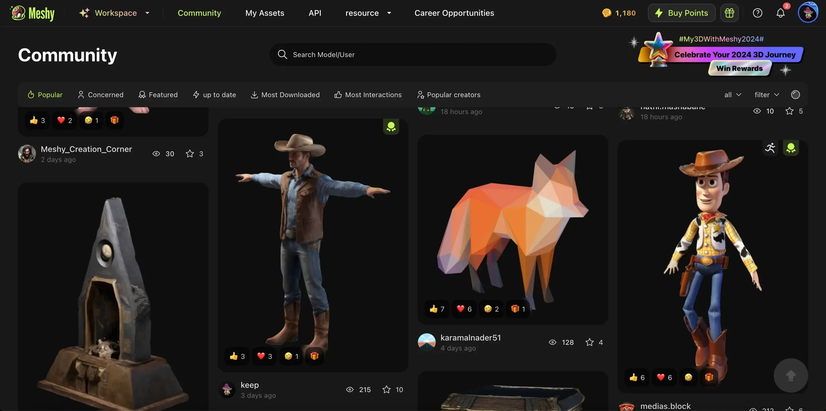 a-screenshot-from-meshy-community