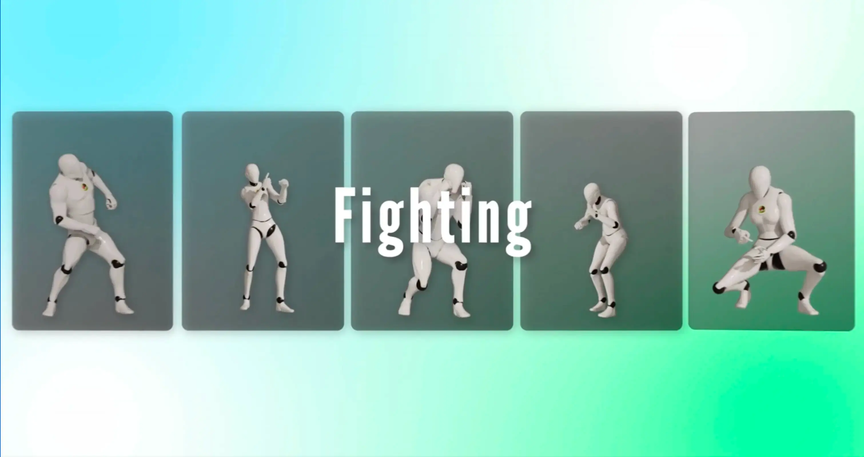 Gratis 3D-gevechtsanimaties voor vechtscènes inclusief wapenaanvallen, spreuken uitspreken en reactiebewegingen