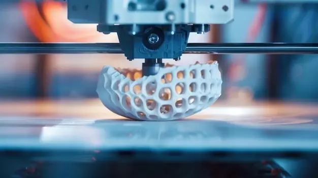 impressora 3d em ação