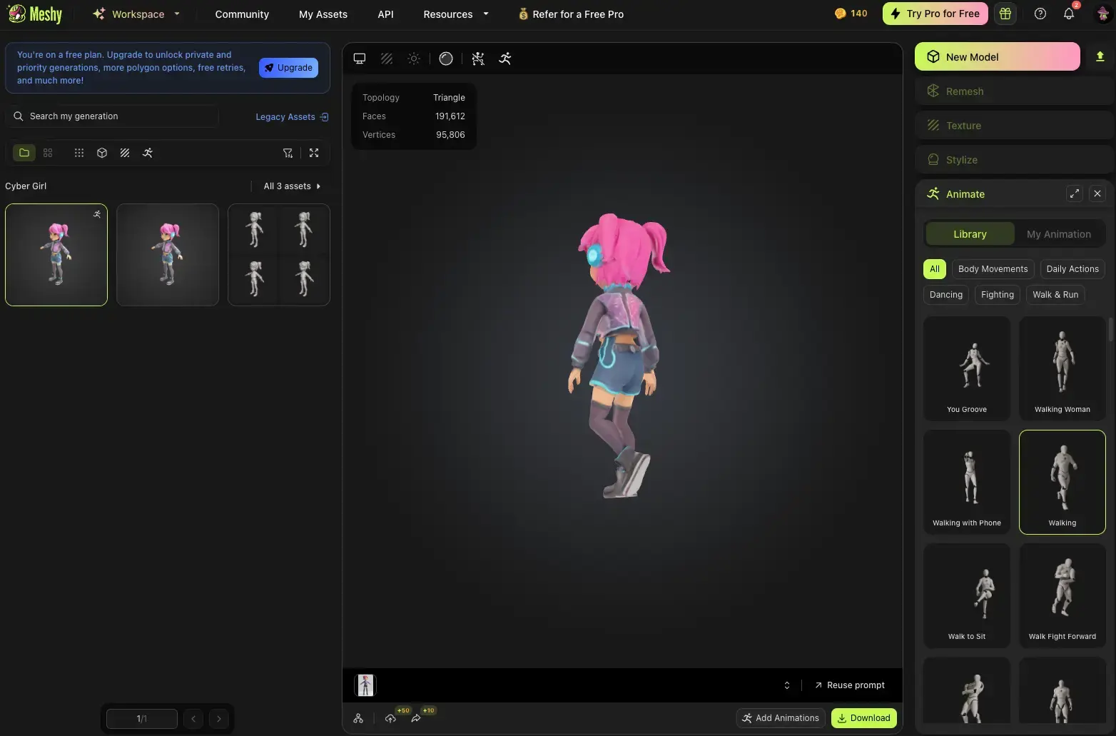 preview-apply-animation-3d-model