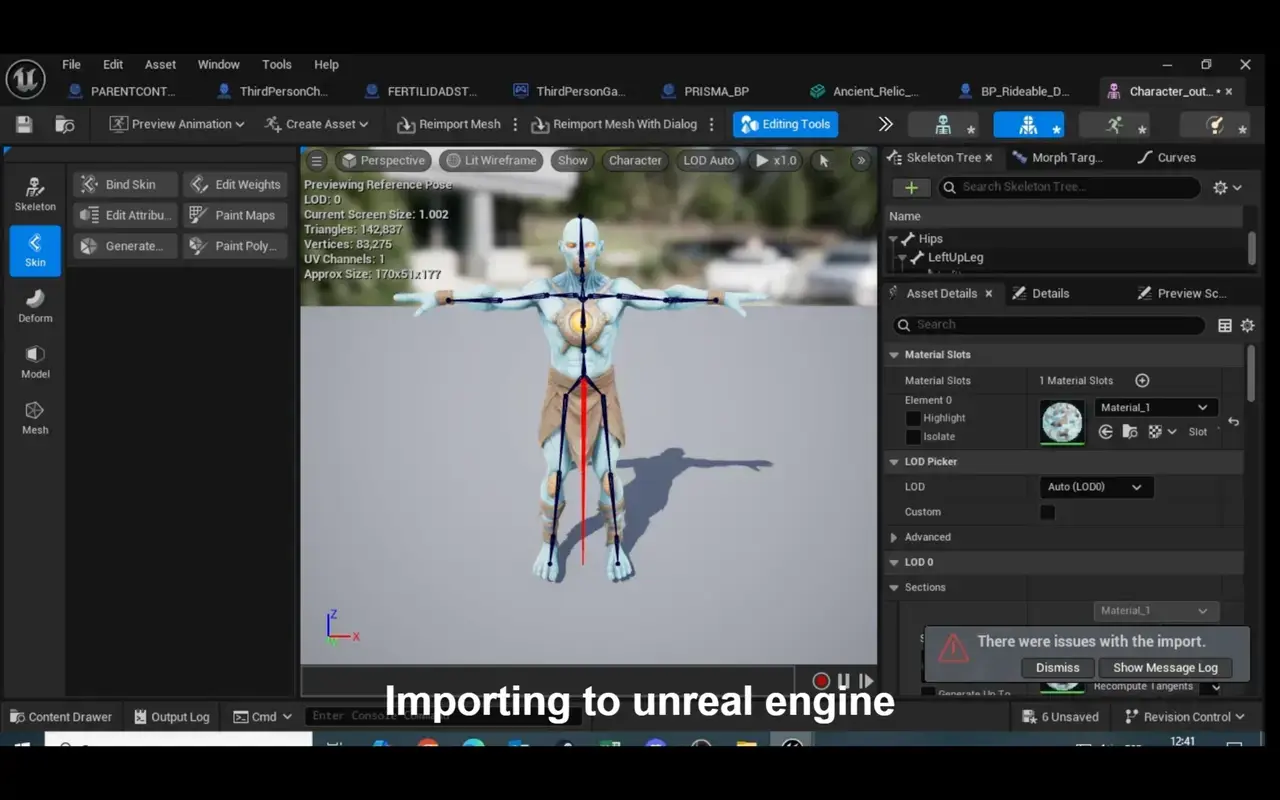 Importing into Unreal Engine