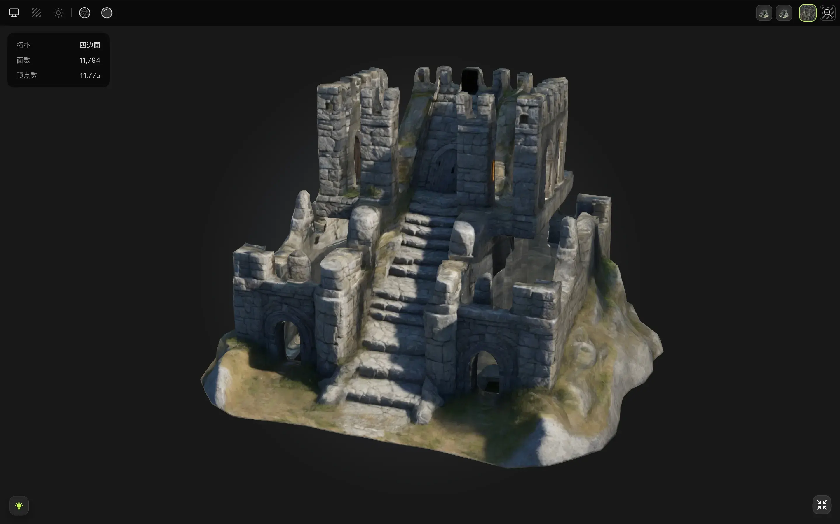 a-castle-on-the-mountain