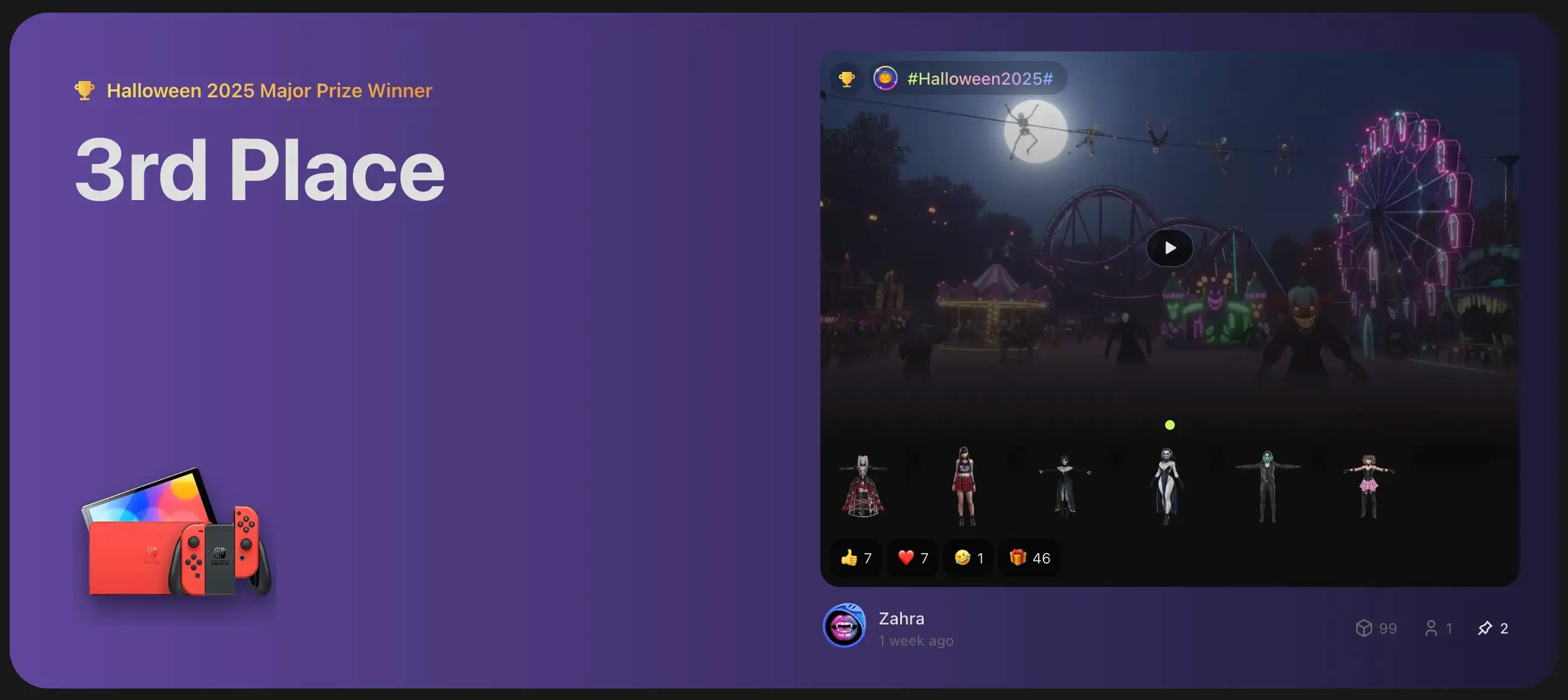 Dit is de collectie van de 3e winnaar