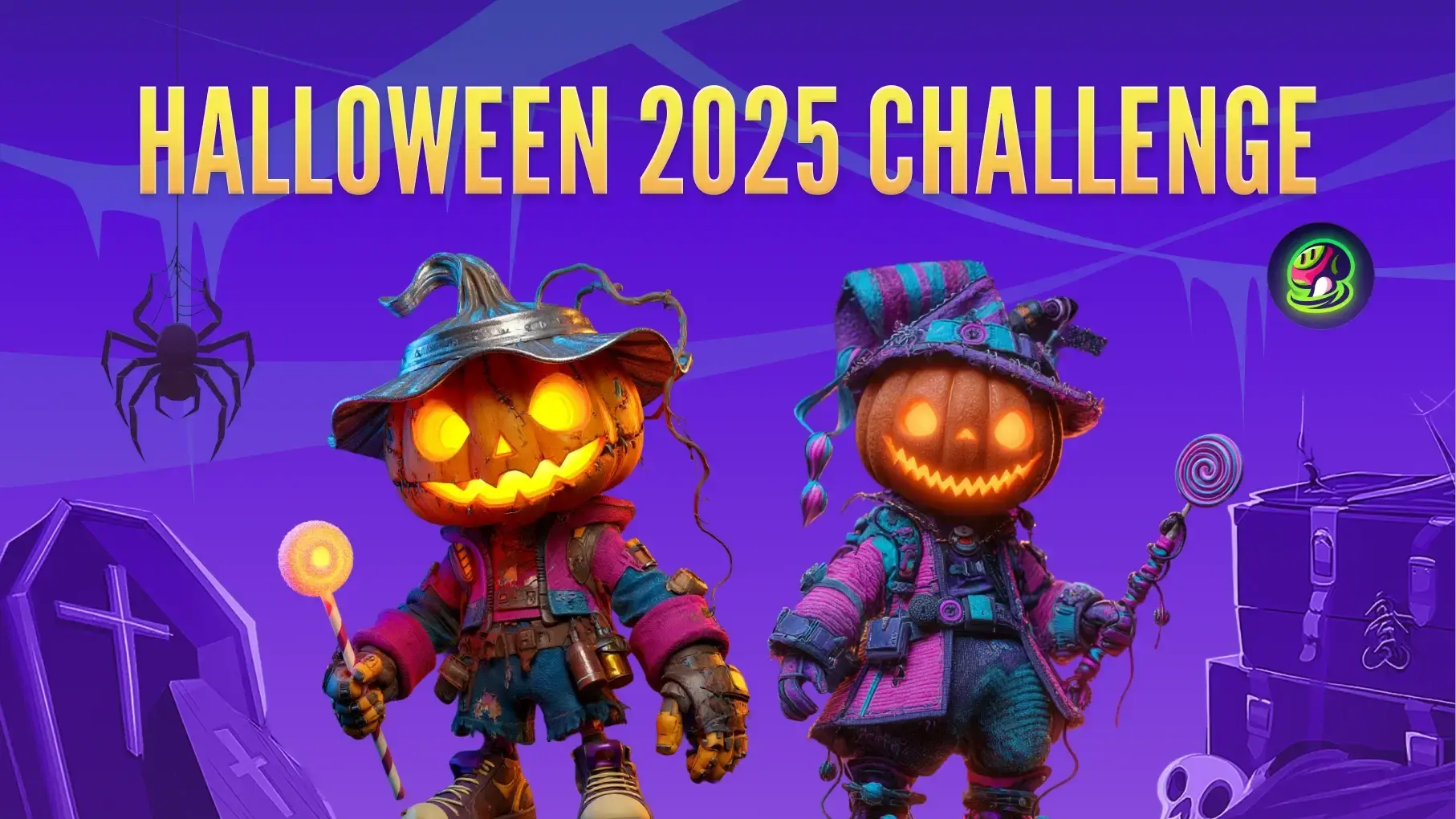 Meshy Halloween2025 Kreativ-Challenge: Rekordverdächtige Statistiken & Unsere Gewinner-Kreatoren!