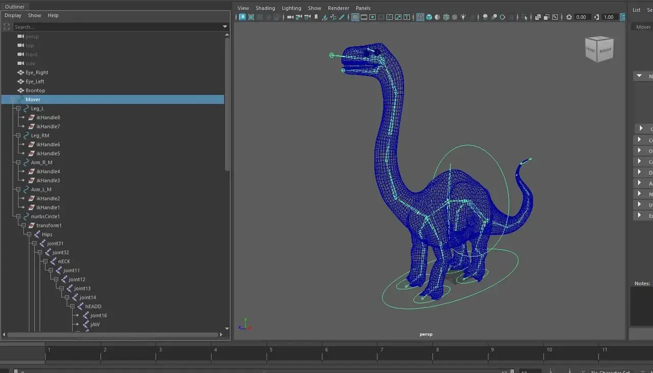 dinosaur-character-rigging