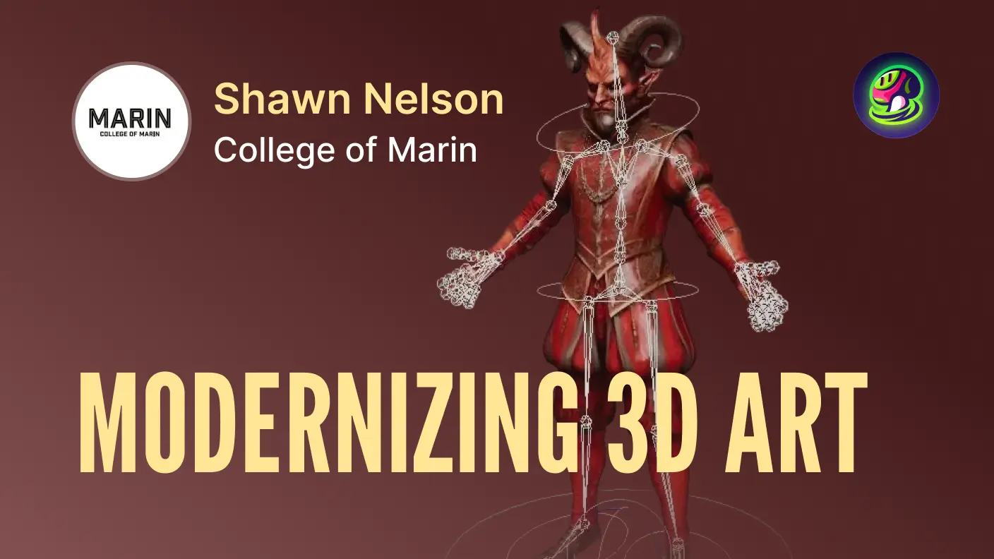 Modernizing the 3D Pipeline: How Shawn Nelson Integrates Meshy into Professional Art Education