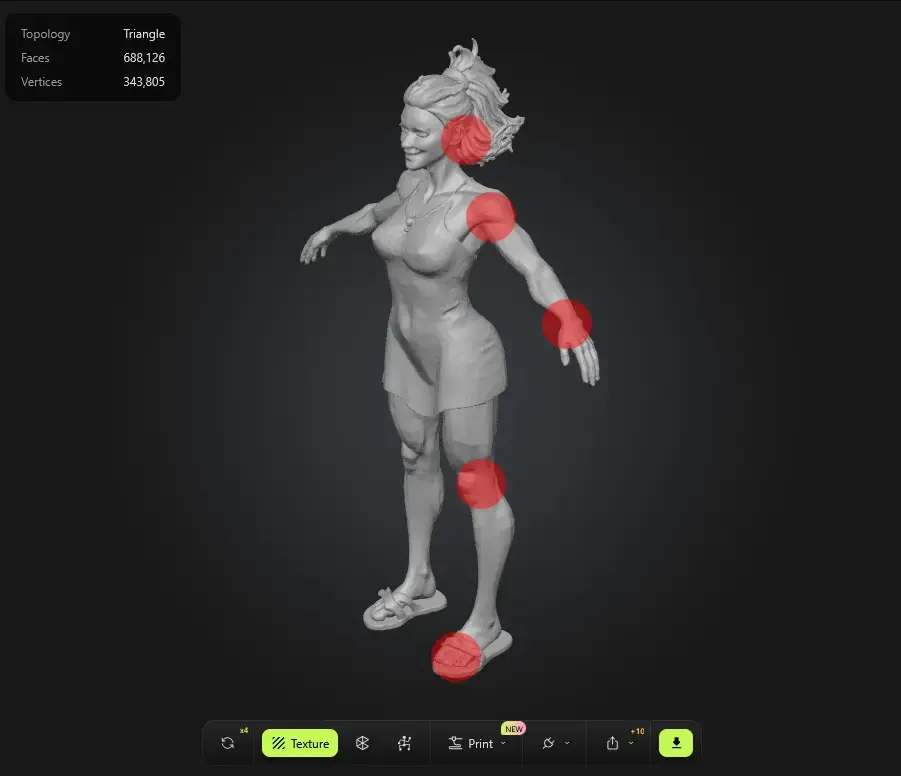 Point-and-click game 2D to 3D conversion with mesh topology check