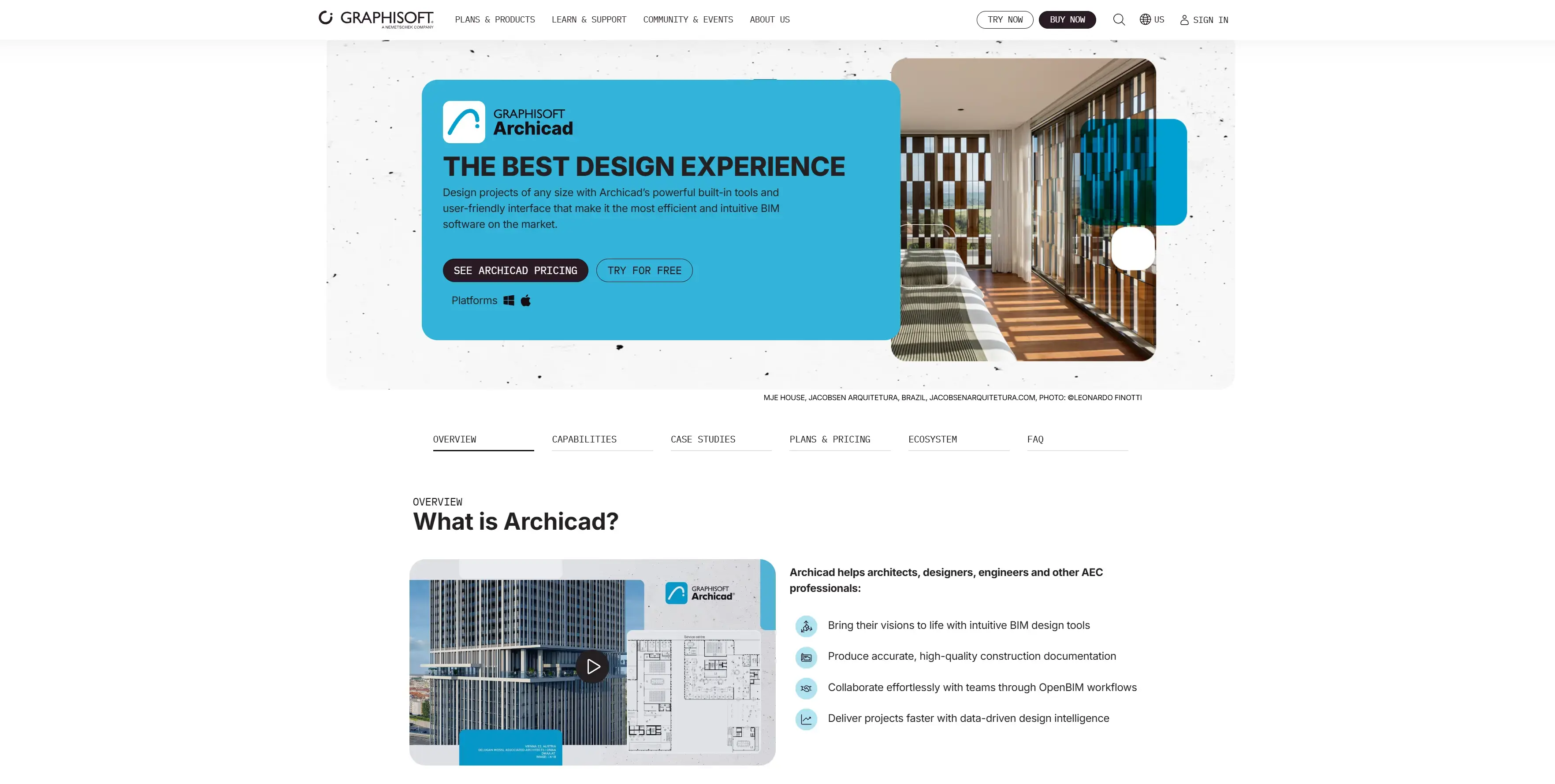 Archicad design-oriented BIM interface