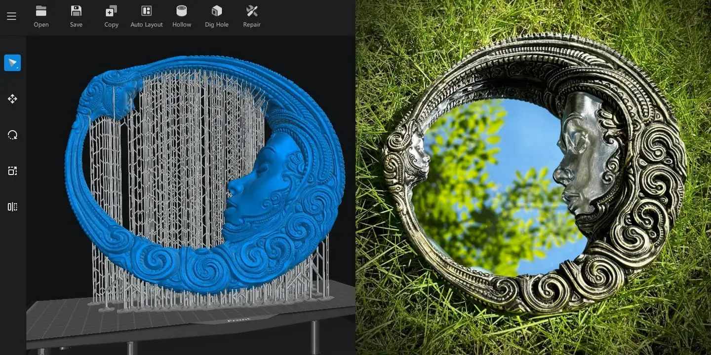 3D printed MOON with Chitubox