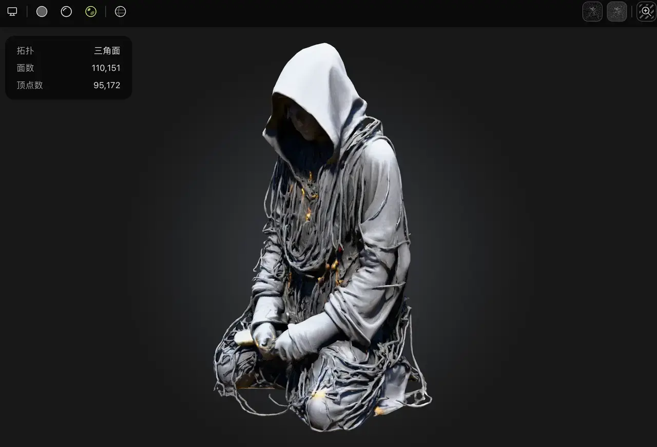 meshy-ai-generated-hooded-figure-3d-model