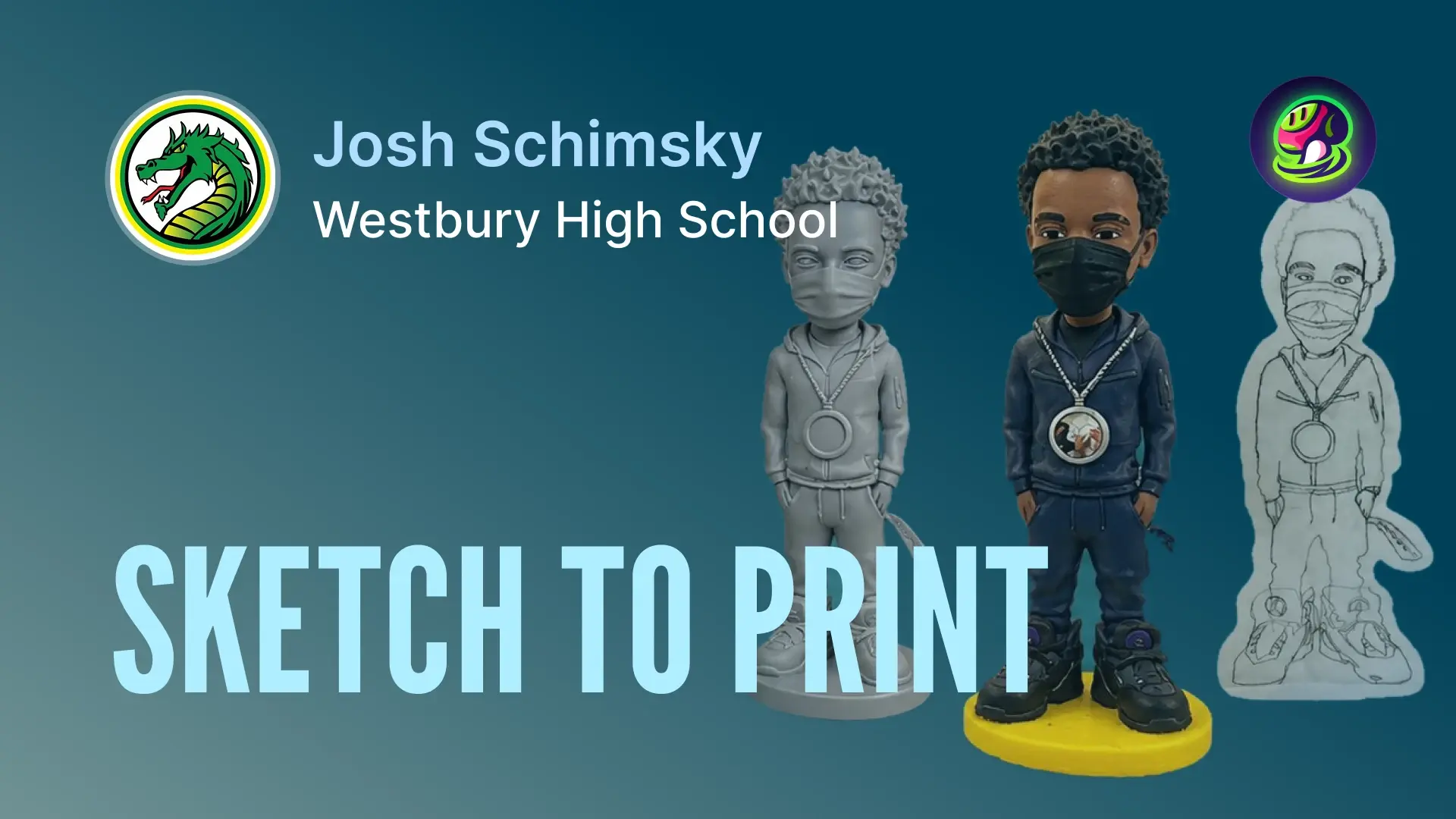 Jak středoškolský učitel výtvarné výchovy používá AI k přeměně studentských skic na 3D tisky pomocí Meshy