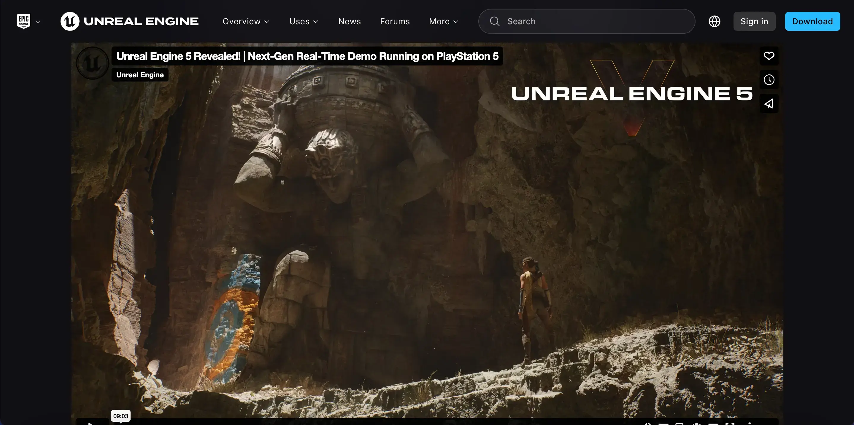 official-website-of-unreal-engine