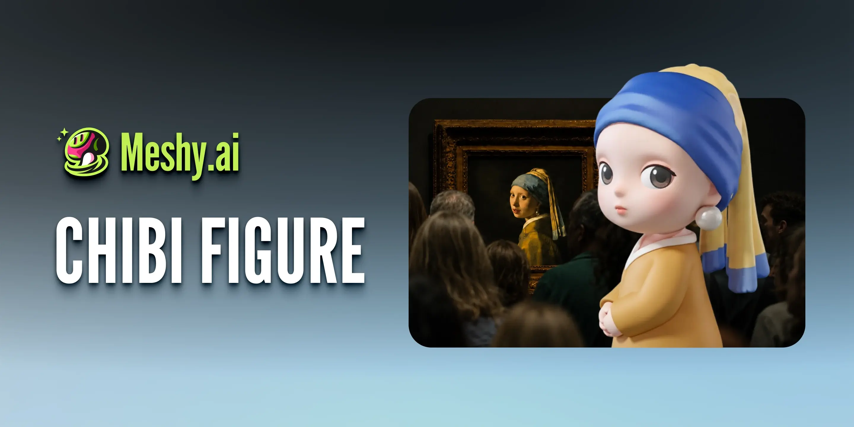 Figur Chibi, produk Meshy Creative Lab