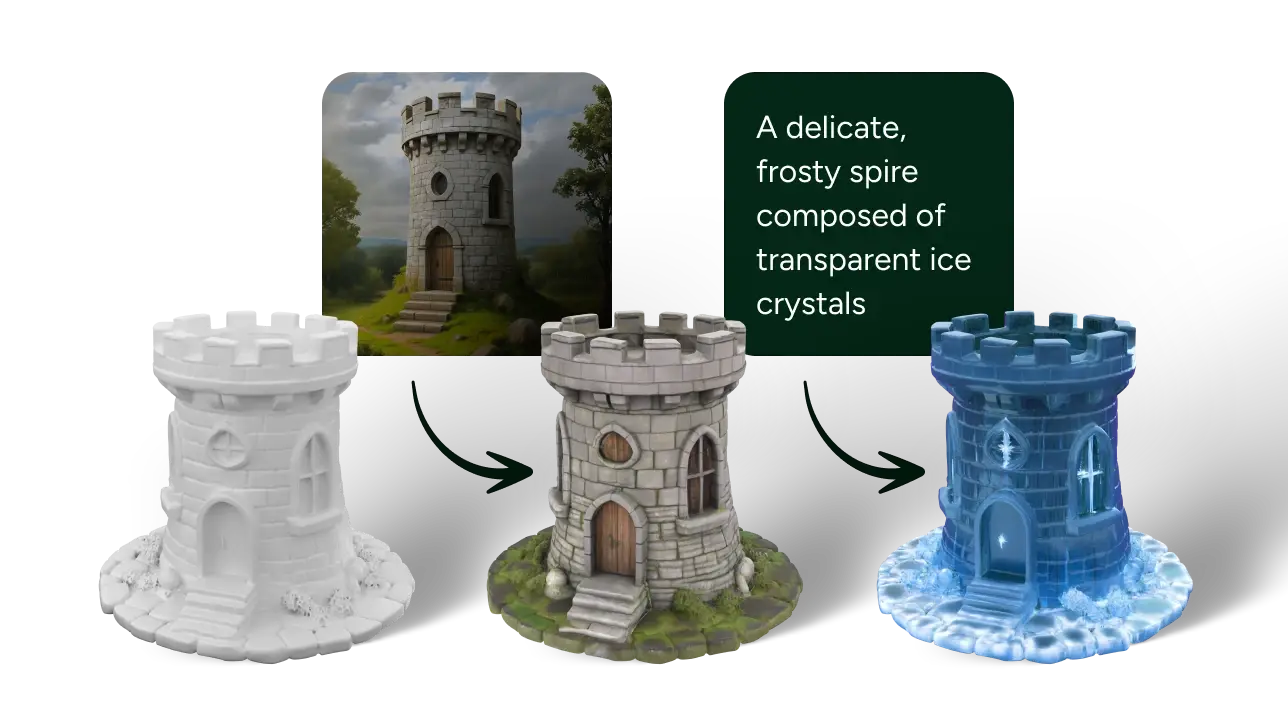 feature hero ai texturing example