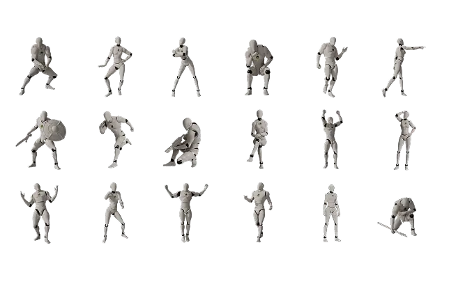feature hero animation library model example