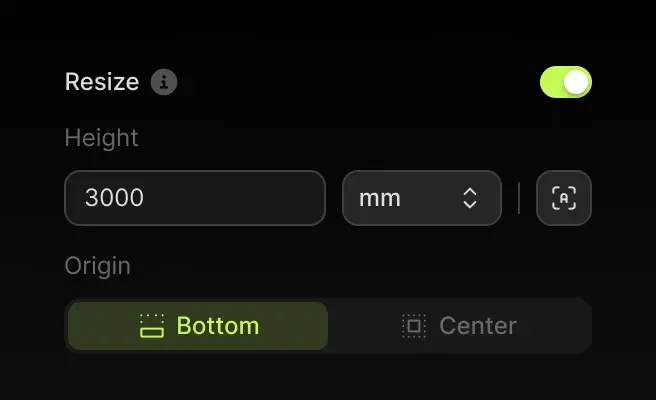feature hero resize and pivot example