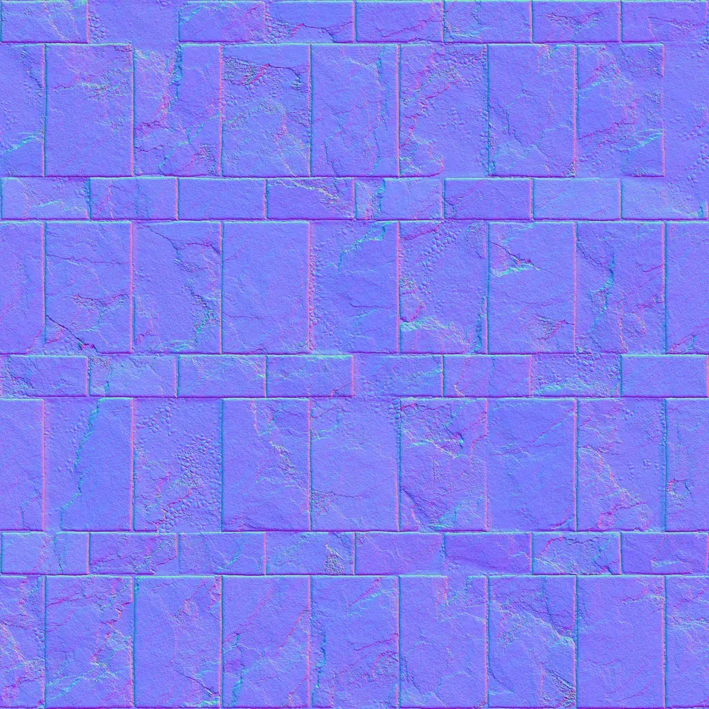 Broken medieval stone tiles texture — free seamless PBR download | Meshy