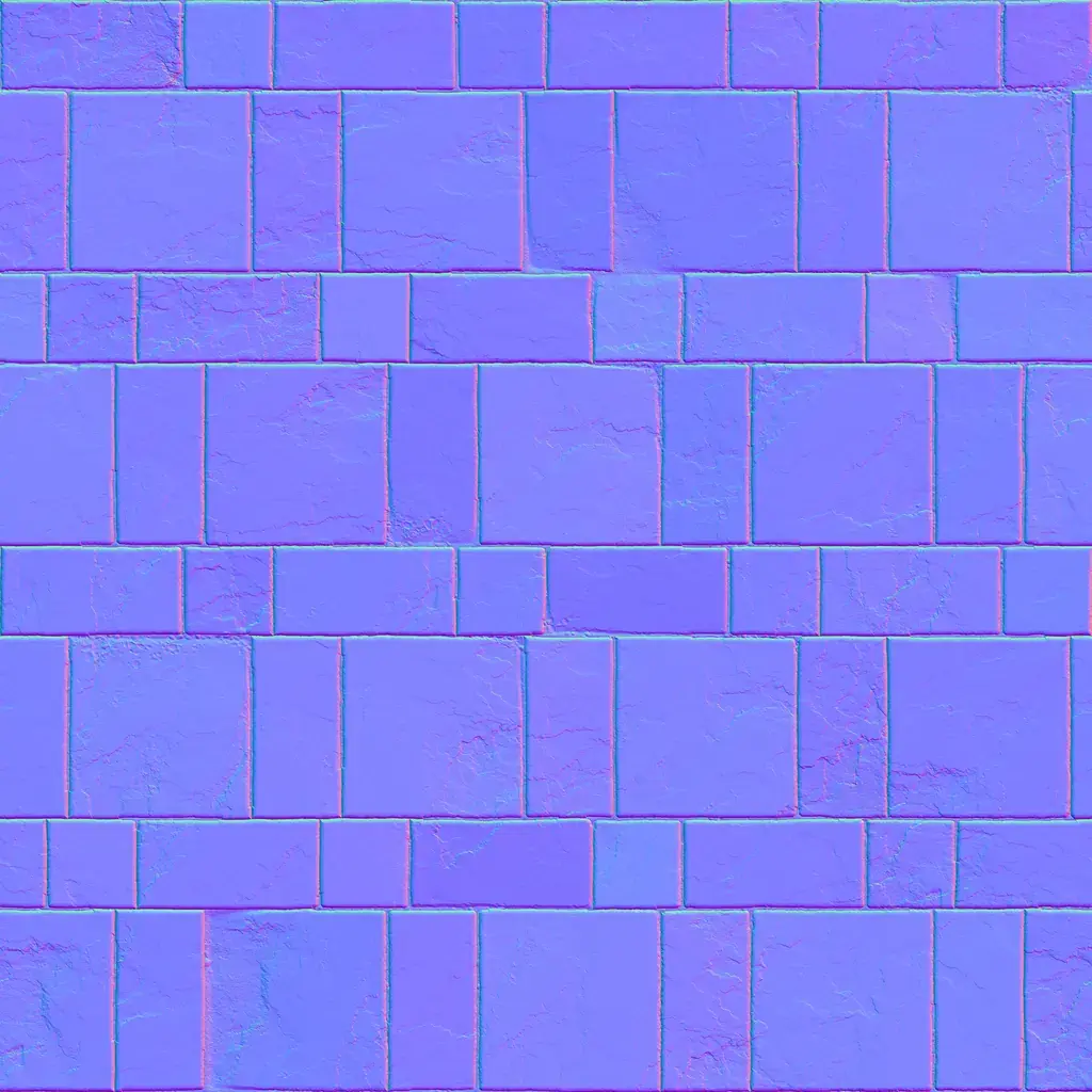 Medieval grey stone tiles texture — free seamless PBR download | Meshy