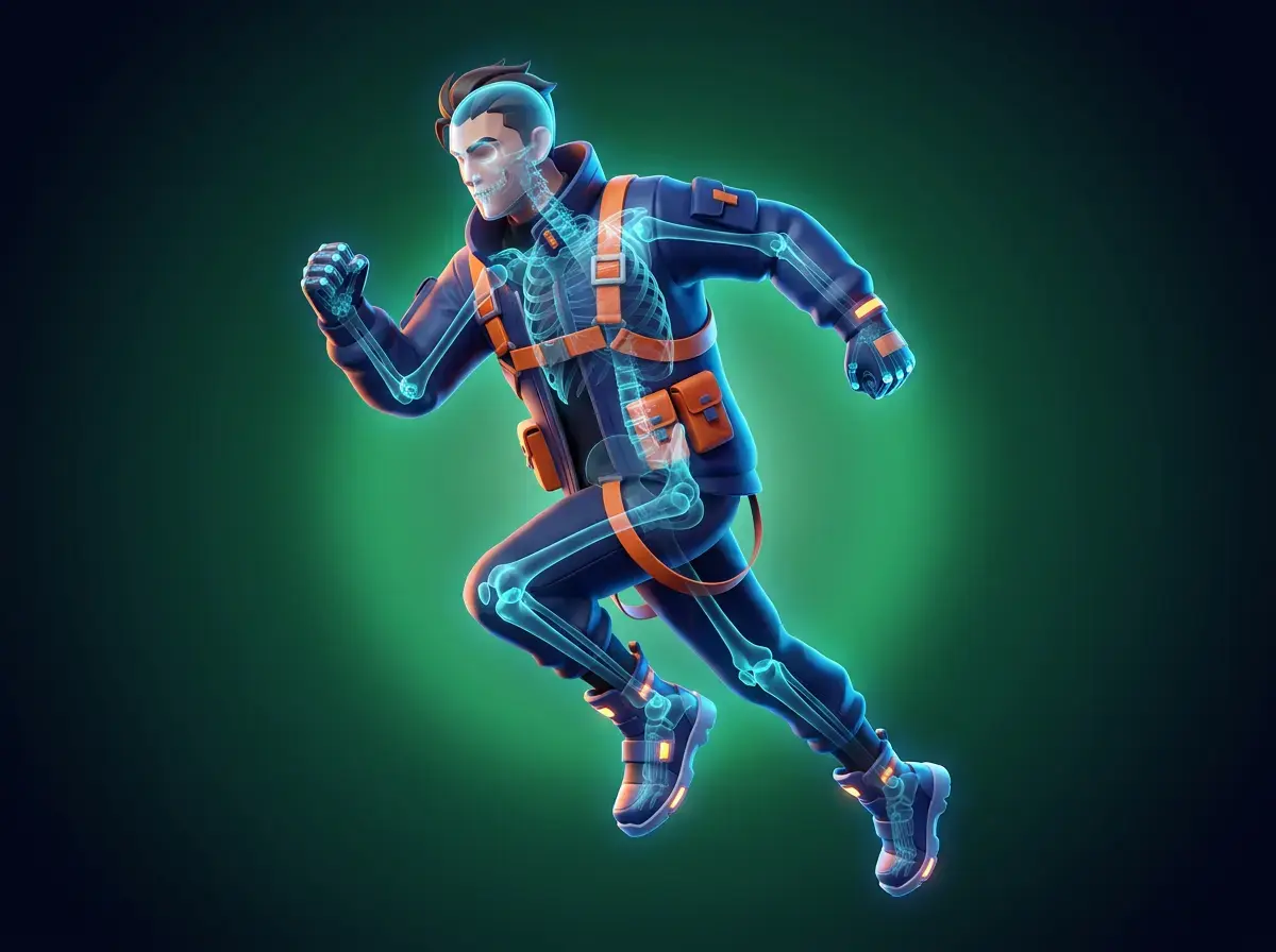 Vêtements 3D riggés et animés exportés vers FBX, GLB, OBJ, USDZ et STL