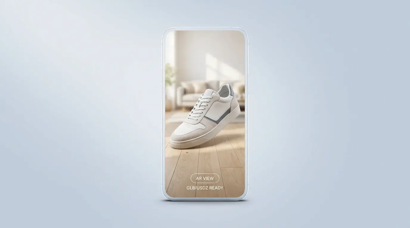 3D-визуализация продукта в режиме AR «в вашей комнате» для e-commerce