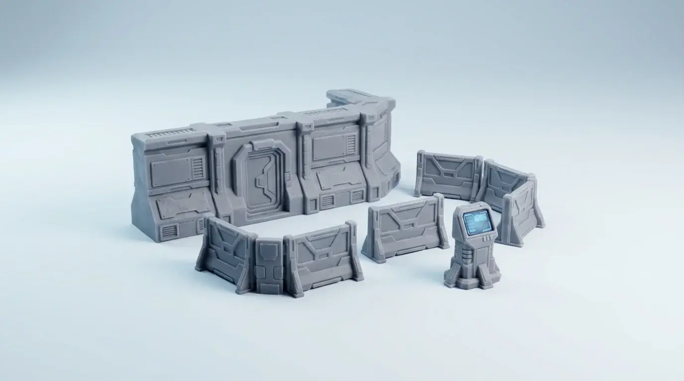 Print-ready 3D printable terrain exported as STL for an FDM printer