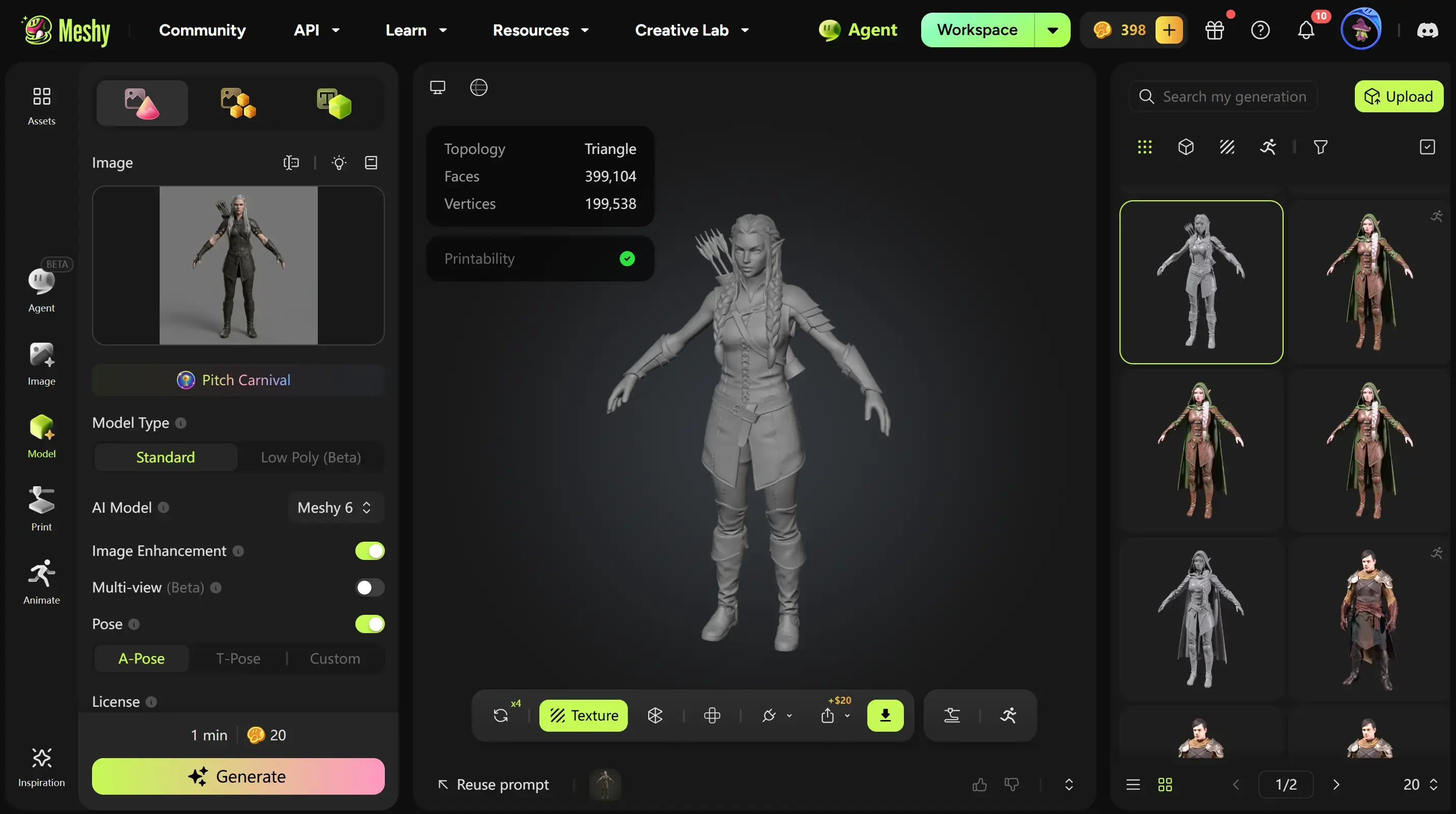 generating-or-importing-a-3d-character-model-into-meshy-for-auto-rigging
