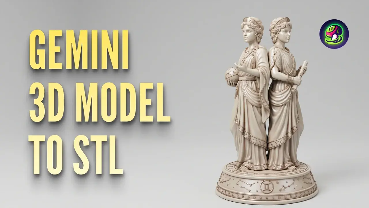 How to Make a Gemini 3D Model and STL File: 2026 Workflow