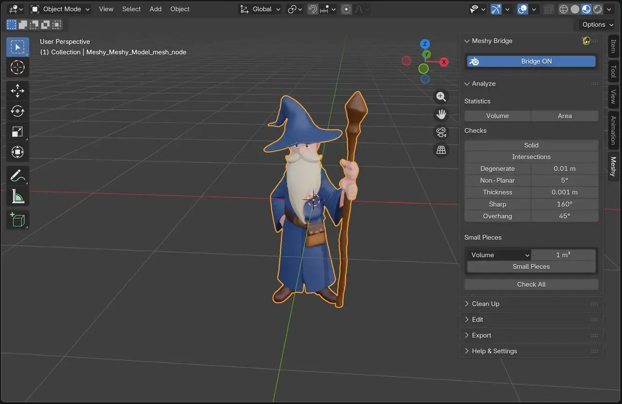 meshy-blender-plugin-low-poly