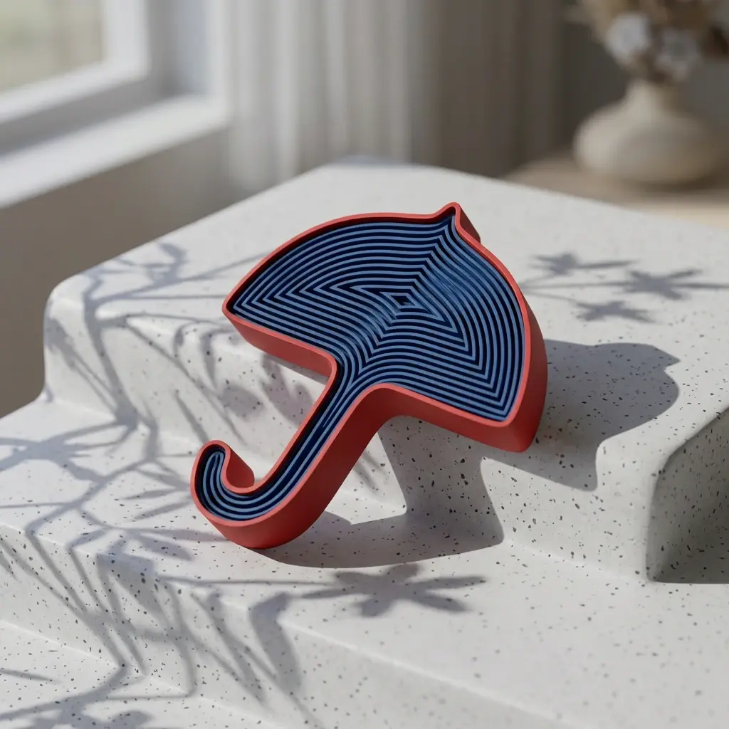 Personaggio giocattolo fidget comprimibile realizzato con Meshy AI