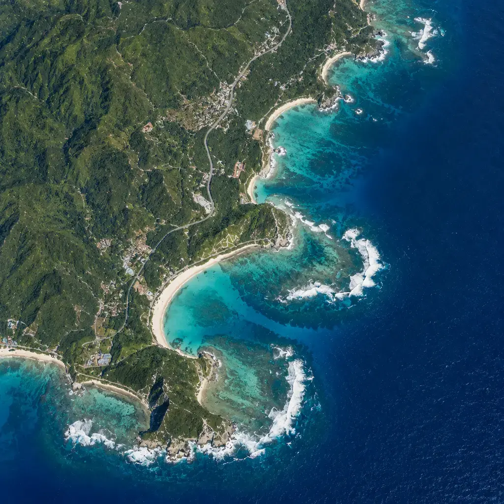 Kenting Coast 3D printable terrain relief generated from real elevation data
