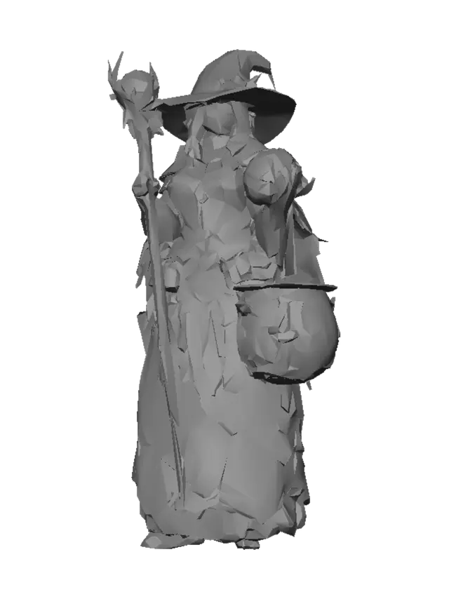 3D model for Witch of the Emerald Cauldron