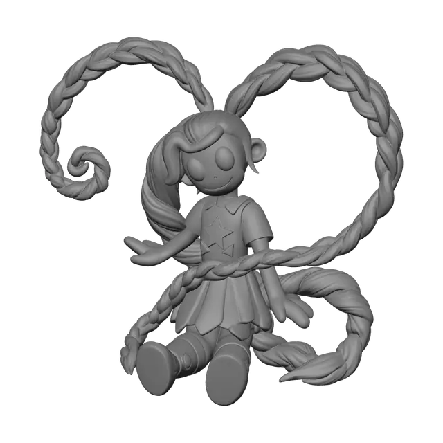 3D model for Ornate Lily Love Braids