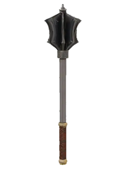 Mace of Valor 3D model, vytvořený pomocí AI