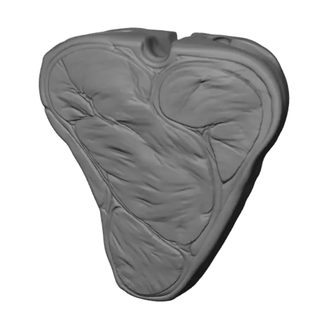 3D model for Heart-Shaped Ribeye Steak