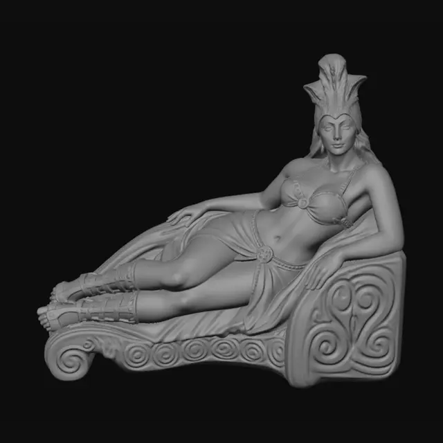 3D model for Gilded Queen Reclining