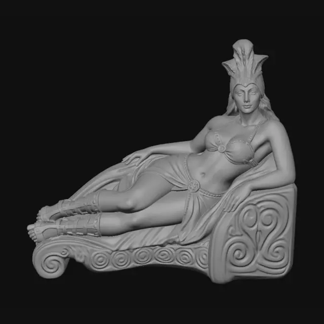 3D model for Gilded Queen Reclining