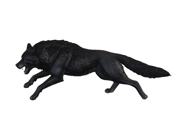 3D model for Icebound Wolf
