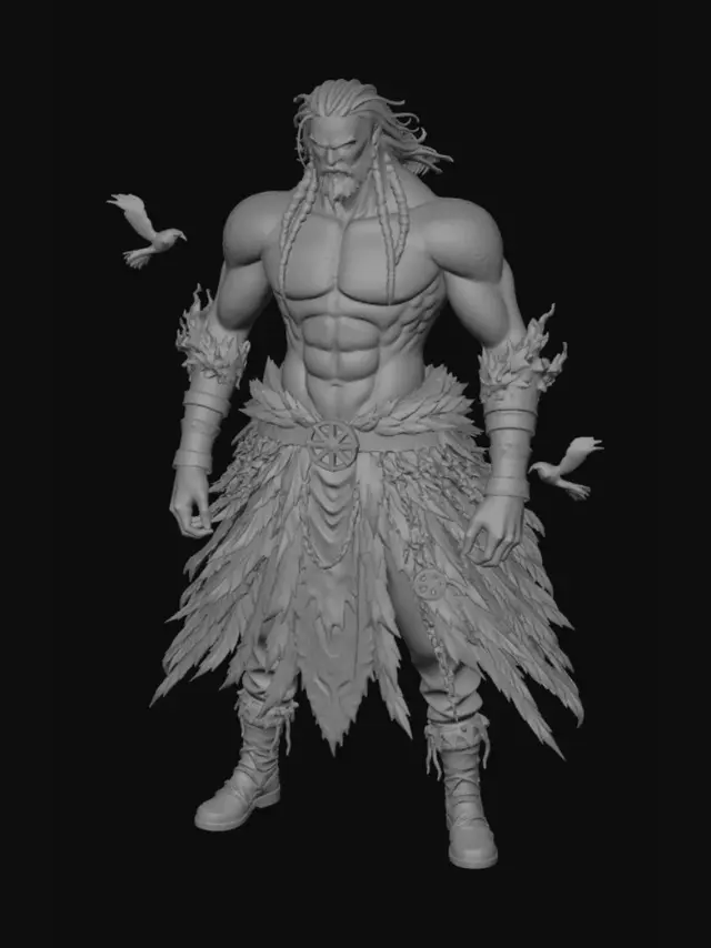 3D model for Der Aschene Gott Haakon