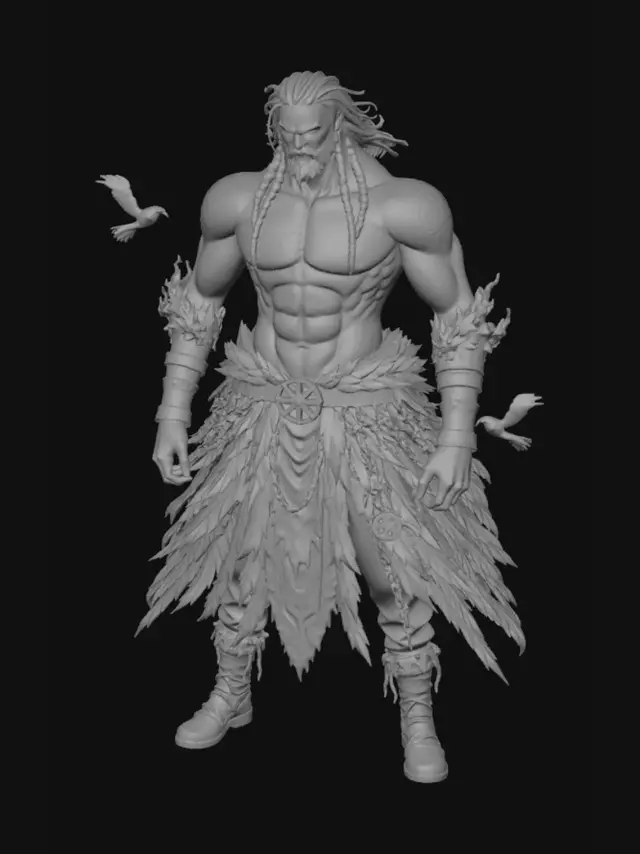 3D model for Der Aschene Gott Haakon