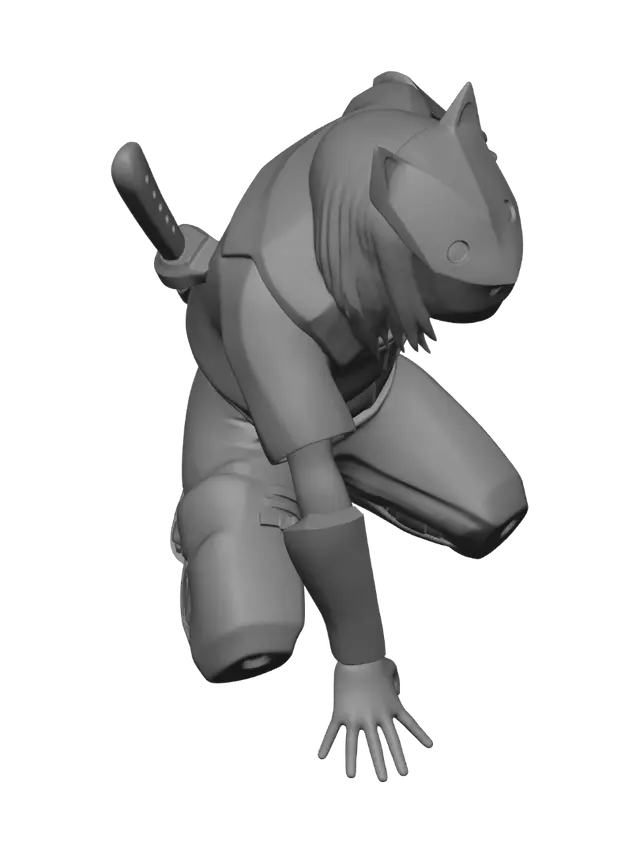 3D model for The Silent Ninja